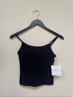Beyond Yoga Black Spaghetti-Strap Camisole